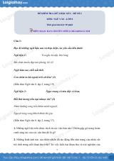 Đề thi giữa kì 2 Văn 8 - Đề số 2